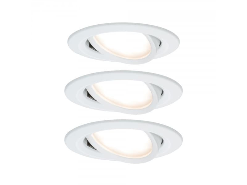 Paulmann Nova, 3 lampor, LED, 650 LM, Vit