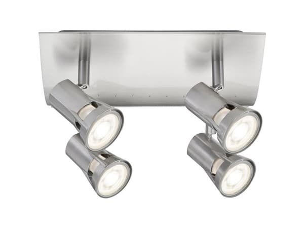 Paulmann Teja 66701 Loftspotter LED (RGB) GU10 40 W Nikkel (satinett)