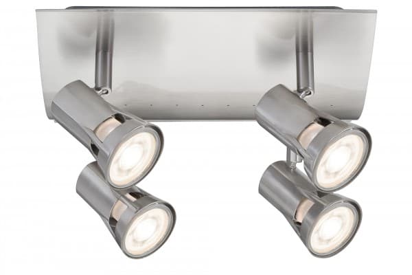 Paulmann Teja 66701 Loftspotter LED (RGB) GU10 40 W Nikkel (satinett)