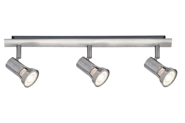 Paulmann 667.00, Skinnebelysningsspot, GU10, 3 pære(r ), 230 V, Nikkeli