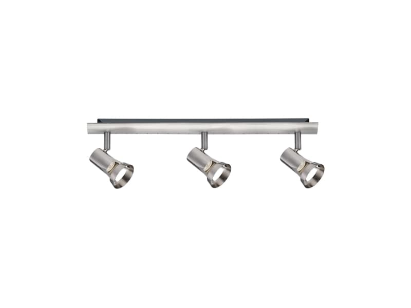 Paulmann 667.00, Skena för spotlight, GU10, 3 lampor, 230 V, Nickel