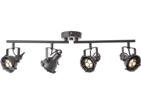Brilliant Jesper G54332/86 Loft-spotlights LED (RGB) GU10 20 W Sort