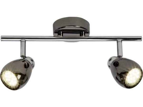 Brilliant Milano G21713/76 Loft-spotlights LED (RGB) GU10 6 W Krom, Sort
