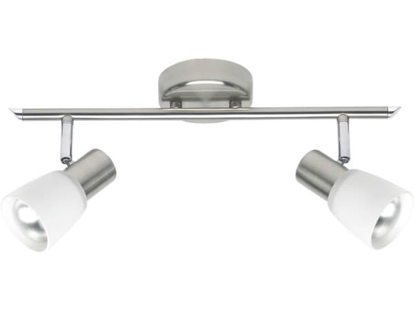 Brilliant Luca 35813/77 Loft-spotlights LED (RGB) E14 80 W Rustfrit stål, Krom, Hvid
