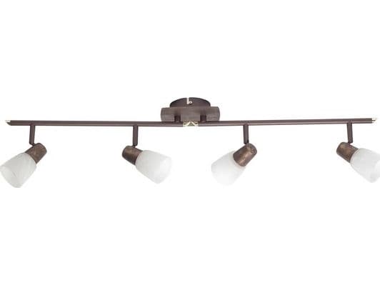Brilliant Milos 17832/56 Loftspotter LED (RGB) E14 160 W Kobber, Alabaster