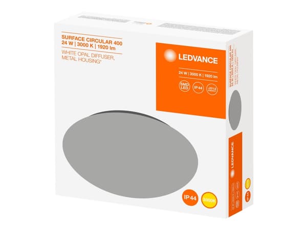 LEDVANCE SF CIRCULAR 400 24 W 3000 K WT, Pinta, Pyöreä, 1 lamppu(a), 3000 K, IP44, Valkoinen