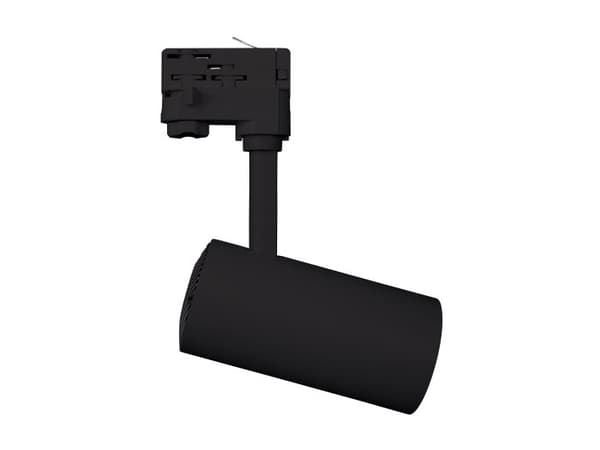 LEDVANCE TRACK SP D75 25 W 3000 K 90RA NFL BK, Spotlight på skinne, 1 ampuller, 3000 K, 1750 lm, 220-240 V, Sort