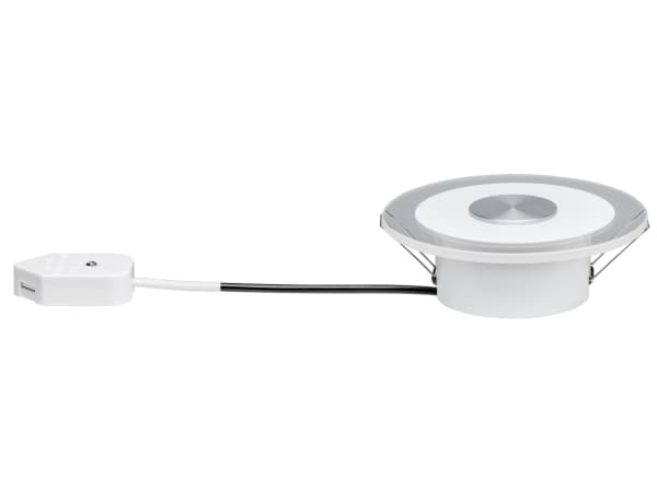 Paulmann 929.07, Nedtryckbar spotlight, 3 lampor, LED, 3000 K, 200 LM, Gjuten aluminium