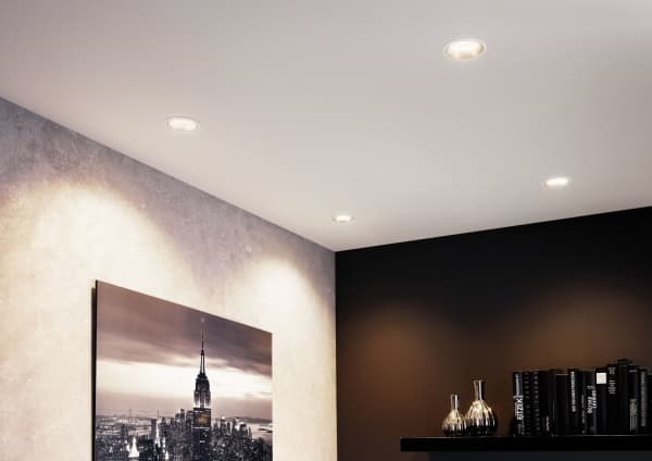 Paulmann Recessed luminaire Cole Coin 3-st LED dimmer 1x6.5W 2700K 230V White/Gold-Mat/Plastic