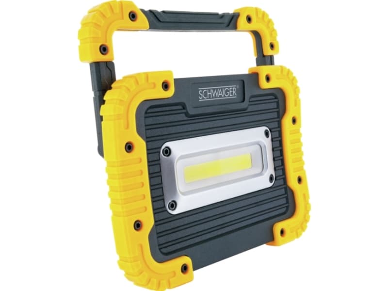 Schwaiger WLED10 531, LED, 6000 K, 500 LM, Svart, Gul