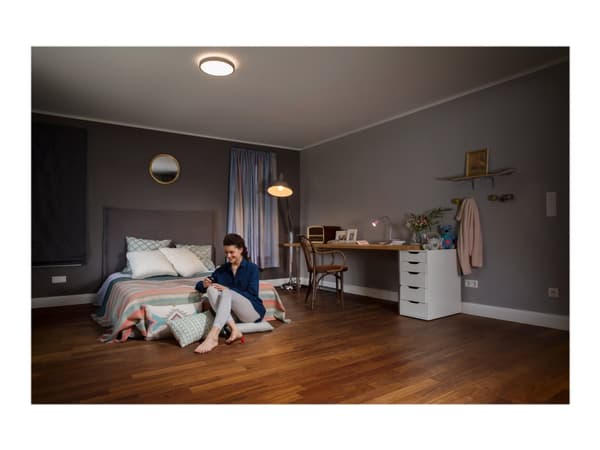LEDVANCE ORBIS - Vegg/taklampe - LED - 17 W - kjølig dagslys/kjølig hvitt lys/varmt hvitt lys - 2700-6000 K - hvit