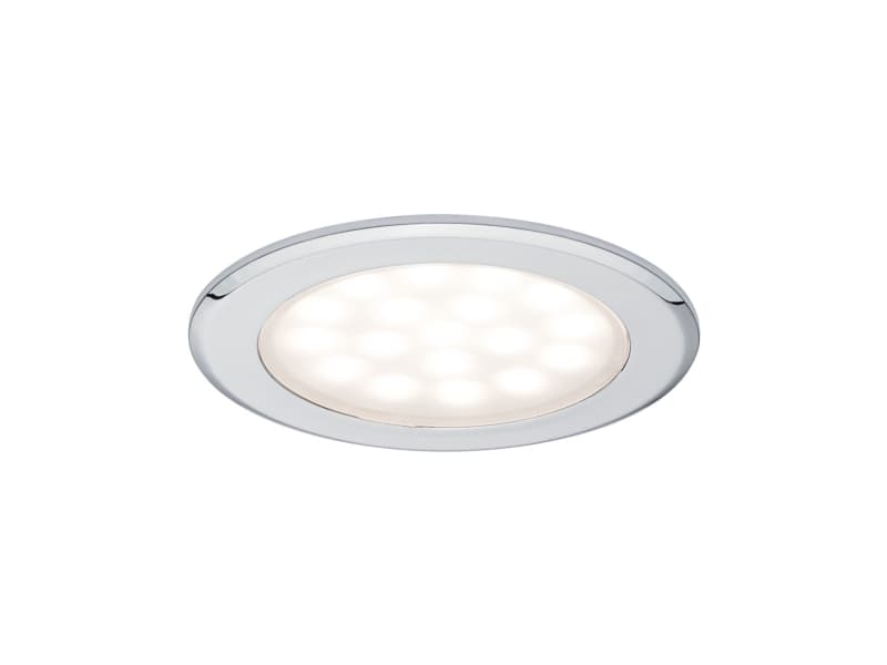 Paulmann 999.20, Nedtryckbar spotlight, LED, 2,5 W, 3000 K, 225 LM, Krom