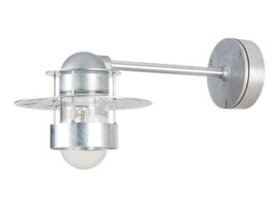 Louis Poulsen Albertslund Long - Vegg/taklampe - E27 - 100 W - blank, galvanisert Aluminium