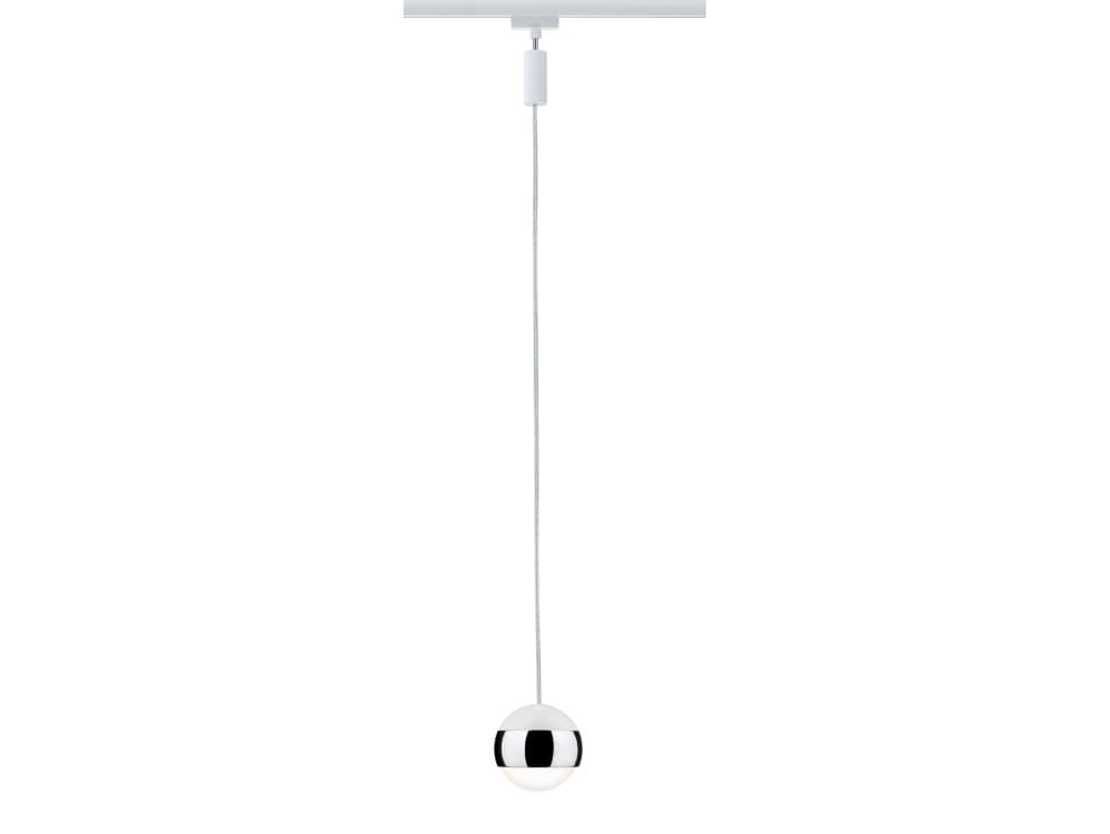 Paulmann 954.58, Krom, Vit, Krom, Vit, Metall, Plast, Rund, inomhus, II