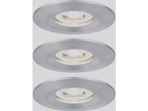 Paulmann 943.05, Innsunket spotlight, Ikke-utskiftbare pærer, 1 ampuller, LED, 2700 K, Aluminium