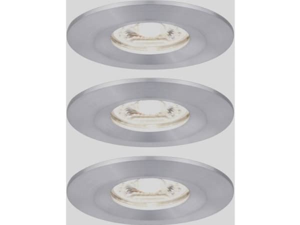 Paulmann 943.05, Innsunket spotlight, Ikke-utskiftbare pærer, 1 ampuller, LED, 2700 K, Aluminium