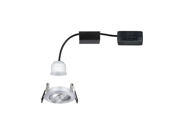 Paulmann 942.96, Syvennysspottivalo, Ei vaihdettavissa oleva hehkulamppu, 1 lamppu(a), LED, 2700 K, Alumiini