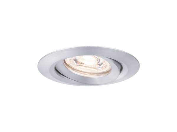 Paulmann 942.96, Innsunket spotlight, Ikke-utskiftbare pærer, 1 ampuller, LED, 2700 K, Aluminium Aluminium