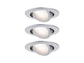 Miniatyrbild 1 av 5: Paulmann 929.86, Nedtryckbar spotlight, Glödlampan/-lamporna kan inte bytas ut, 1 lampor, LED, 3000 K, Krom