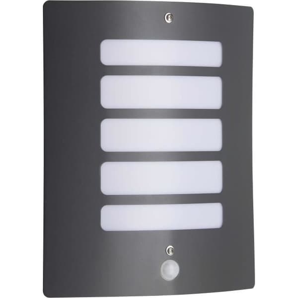 BRILLIANT Utomhusvägglampa med TODD-detektor - E27 - 1x60W - Antracitfärg