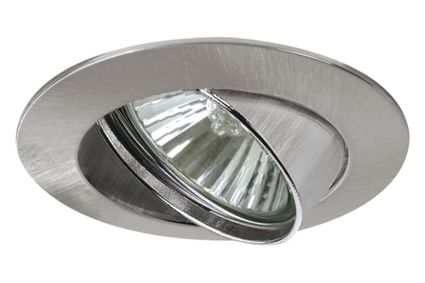Paulmann 988.78, Nedtryckbar spotlight, GU10, 1 lampor, 230 V, Rostfritt stål