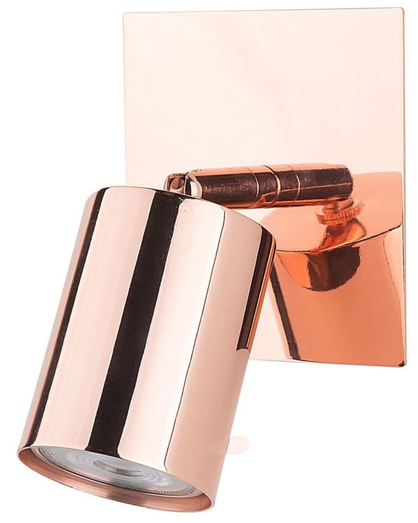 Set med 2 Vägglampor Koppar Metall 12 cm Justerbar Rund i Glamourstil