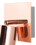 Miniatyrbild 6 av 7: Set med 2 Vägglampor Koppar Metall 12 cm Justerbar Rund i Glamourstil