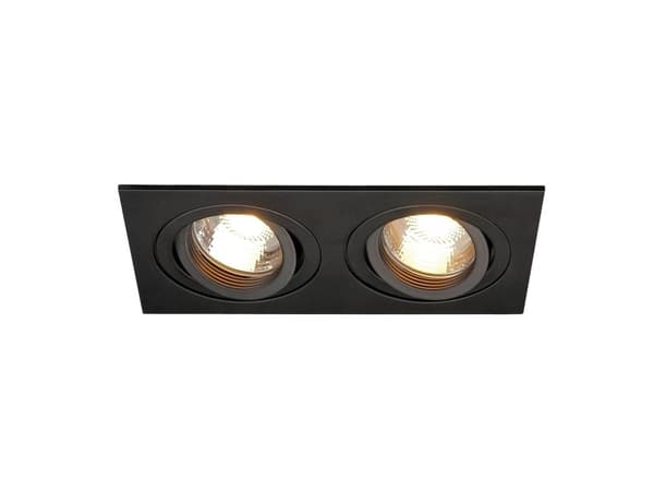 SLV NEW TRIA 2, sisävalaisin, GU10, 2 pære(r ), 220-240 V, Sort