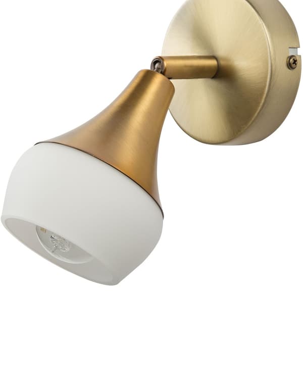 Sæt med 2 Justerbare Væglamper Guld Metal Industrielt Design