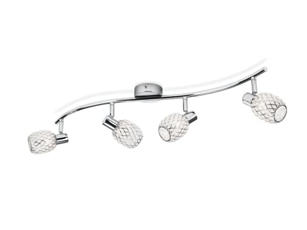 Philips Essentials Spot, Utanpåliggande spotlight, G9, 4 lampor, 220-240 V, Krom