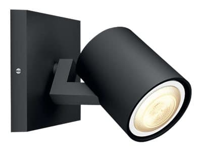 Philips Hue White ambience Runner enkel spot, Utanpåliggande spotlight, GU10, 1 lampor, LED, 5,5 W, 5,5 W