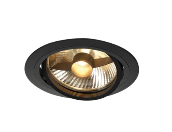 SLV 113550, Kiskospotti, GU10, 1 lamppu(a), 75 W, 230 V, Musta