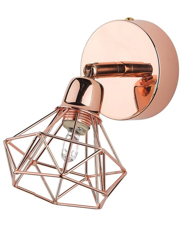 Vägglampor Metall Koppar 16 cm Geometriska Justerbara Moderna Lampskärmar
