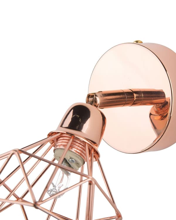 Vägglampor Metall Koppar 16 cm Geometriska Justerbara Moderna Lampskärmar