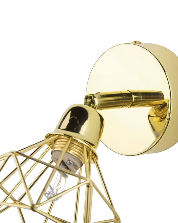 Vägglampor Metall Guld 16 cm Geometriska Justerbara Moderna Lampskärmar