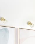 Miniatyrbillede 4 af 6: Væglampe Guld Metal Sæt 10 x 16 cm Dekorativ Gallerilampe Justerbare Diamant Skærme Moderne Design til Stue Soveværelse Entré Indretning