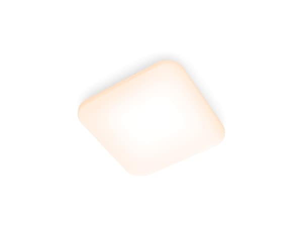 Philips Funksjonell Mauve-taklampe, 17 W, kvadratisk, LED, 1700 lm, IP20, Hvit