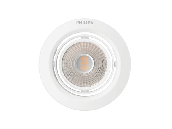 Philips Funksjonell Innfelt Pomeron-lampe, Innsunket spotlight, Ikke-utskiftbare pærer, 1 ampuller, LED, 4000 K, Hvit