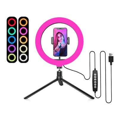 RGB Ring Light Selfielampe