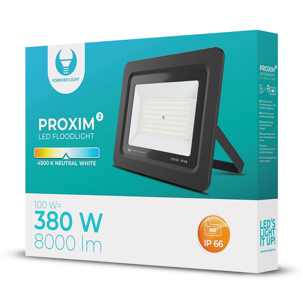 Forever LED Valonheitin IP66 100W 4500K