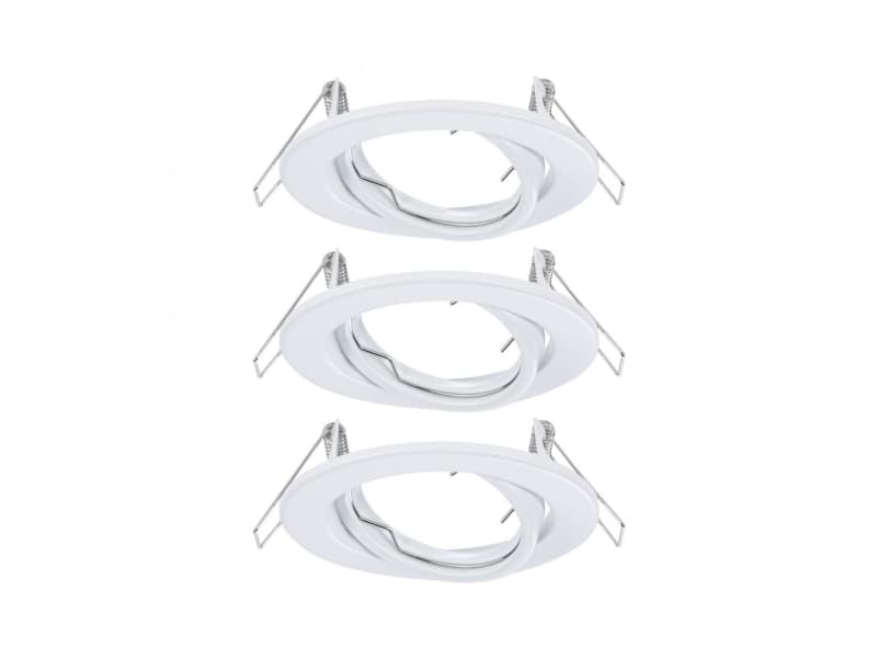 Paulmann 93390, Nedtryckbar spotlight, GU10, 1 lampor, 10 W, 230 V, Vit