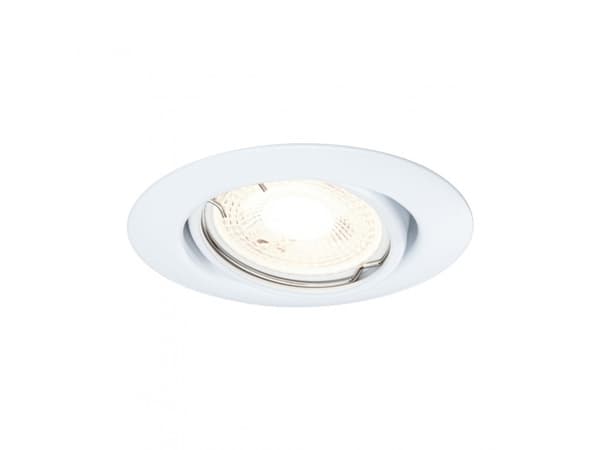 Paulmann Base Basic Set Swivelling, Nedtryckbar spotlight, GU10, 10 W, 230 V, Vit Vit