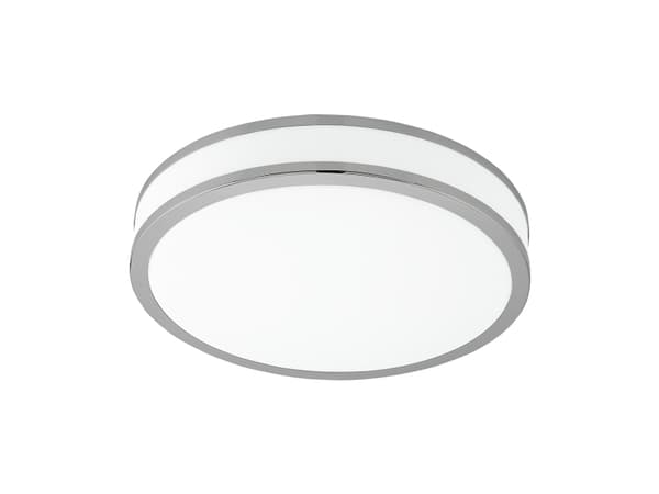 Eglo Palermo 2 - Vegg/taklampe - LED - 18 W (ekvivalent 120 W) - varmt hvitt lys - 3000 K - hvit, krom