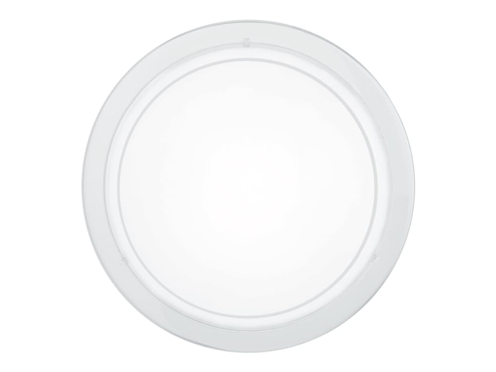 Eglo Planet 1 - Vägg-/taklampa - 1 uttag - E27 - vit, klar