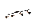 Miniatyrbilde 1 av 5: EGLO BARNHAM SPOT 4X3,3W KOBBER/SORT