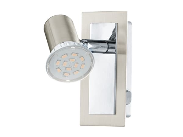 EGLO ROTTELO, GU10, 1 lampor, LED, 3000 K, 180 LM, Metallisk Metallisk
