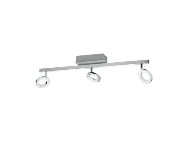 EGLO Cardillio 1, Overflateegnet, Ikke-utskiftbare pærer, 3000 K, 400 lm, 220-240 V, Aluminium, Kromfarget