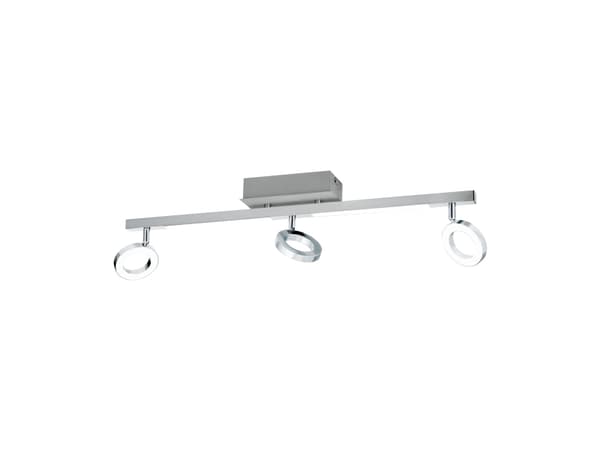 EGLO Cardillio 1, Overflateegnet, Ikke-utskiftbare pærer, 3000 K, 400 lm, 220-240 V, Aluminium, Kromfarget Aluminium, Kromfarget