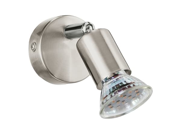EGLO MINI spotlight i borstat stål