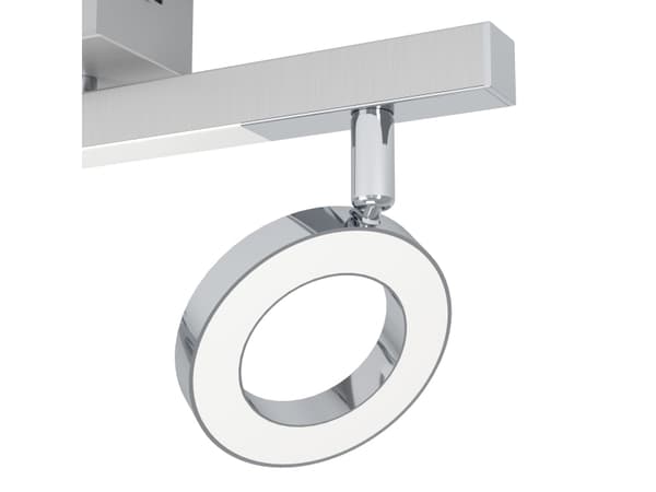 EGLO Cardillio 1, Utanpåliggande spotlight, 3000 K, 400 LM, 220-240 V, Gjuten aluminium, Krom